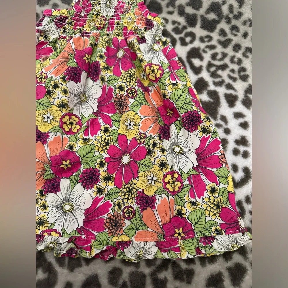 Old Navy Floral Summer Dress in Pink Size Newborn 6-12 months